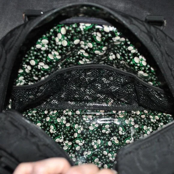 Vera Bradley Ultimate Baby Black Quilted Diaper Bag w/ Changing Pad - Picture 11 of 14